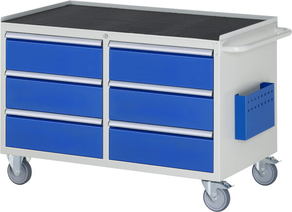 RAU Montagewagen LL3.0.0, B1145xT650xH795mm, 6xSchublade-VA, MT-Top-25mm, 15-LL3.0.0A-MT.11