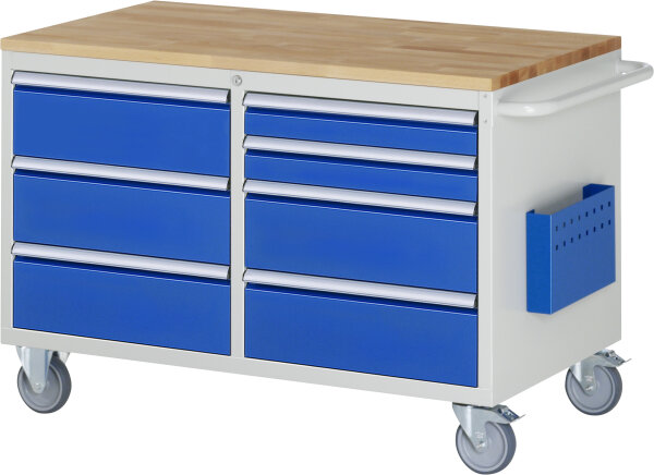 RAU Montagewagen LL3.0.1, B1145xT650xH795mm, 7xSchublade-VA, B-Top-25mm, 15-LL3.0.1A-B.11