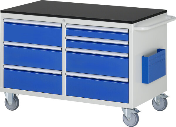 RAU Montagewagen LL3.0.1, B1145xT650xH790mm, 7xSchublade-VA, M-Top-20mm, 15-LL3.0.1A-M.11