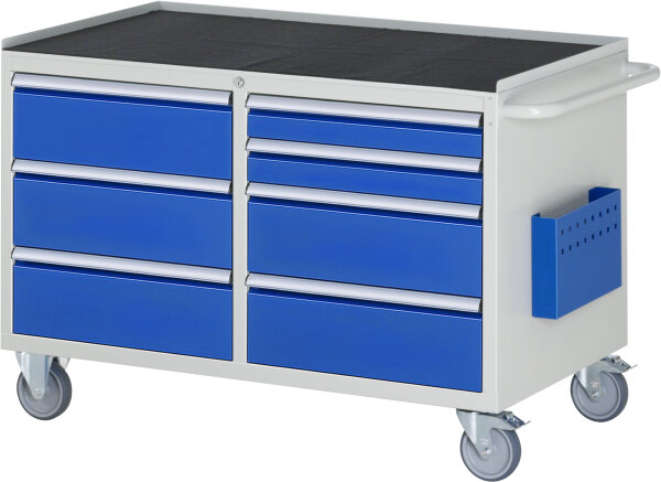 RAU Montagewagen LL3.0.1, B1145xT650xH795mm, 7xSchublade-VA, MT-Top-25mm, 15-LL3.0.1A-MT.11