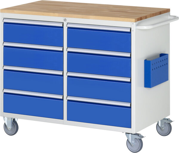 RAU Montagewagen LL5.1.1, B1145xT650xH975mm, 8xSchublade-VA, B-Top-25mm, 15-LL5.1.1A-B.11