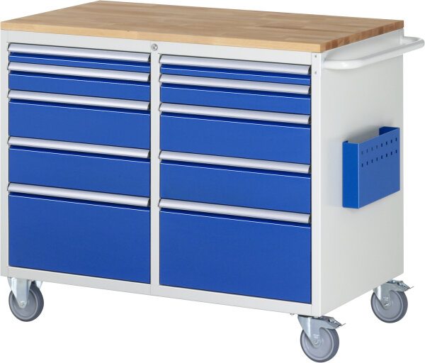 RAU Montagewagen LL5.2.2, B1145xT650xH975mm, 10xSchublade-VA, B-Top-25mm, 15-LL5.2.2A-B.11
