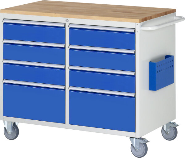 RAU Montagewagen LL5.3.3, B1145xT650xH975mm, 8xSchublade-VA, B-Top-25mm, 15-LL5.3.3A-B.11