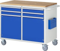 RAU Montagewagen LL5.7.7, B1145xT650xH975mm, 4xSchublade-VA, 2xTüren, B-Top-25mm, 15-LL5.7.7A-B.11