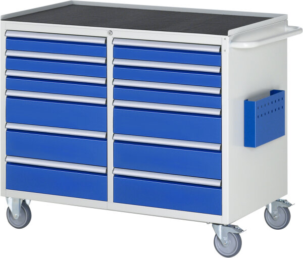RAU Montagewagen LL5.9.9, B1145xT650xH975mm, 12xSchublade-VA, MT-Top-25mm, 15-LL5.9.9A-MT.11