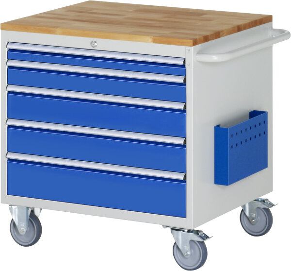 RAU Montagewagen XL3.11, B770xT650xH795mm, 5xSchublade-VA, B-Top-25mm, 15-XL3.11A-B.11