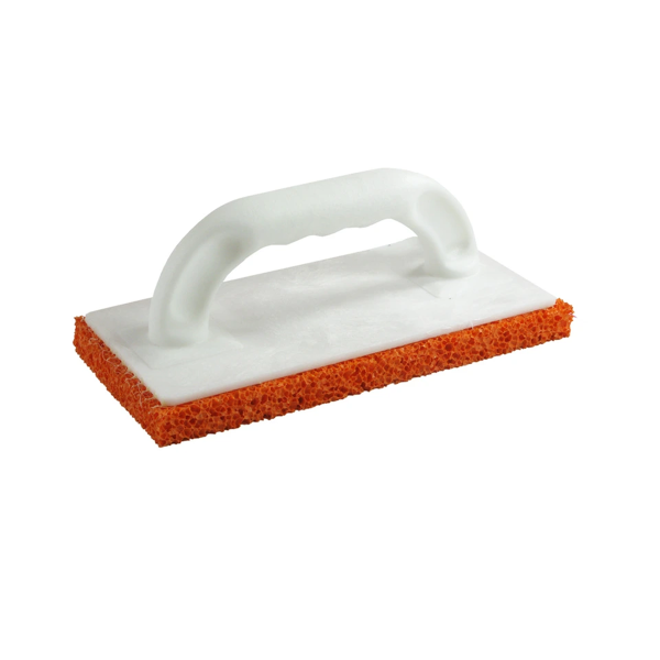 Reibebrett mit Schwammgummbelagrot grob 240 x 120 x 20 mm