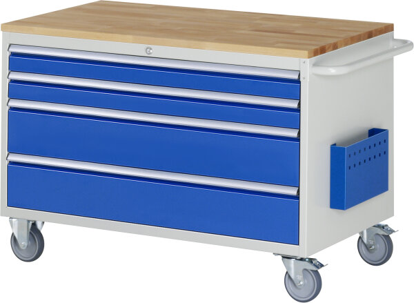 RAU Montagewagen XXL3.1, B1145xT650xH795mm, 4xSchublade-VA, B-Top-25mm, 15-XXL3.1A-B.11