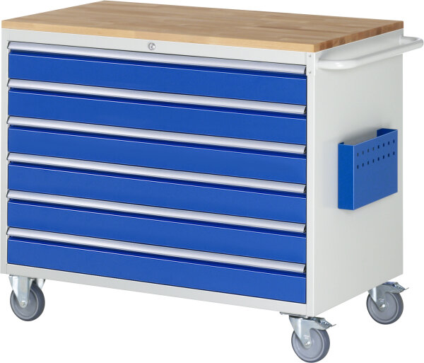 RAU Montagewagen XXL5.16, B1145xT650xH975mm, 6xSchublade-VA, B-Top-25mm, 15-XXL5.16A-B.11