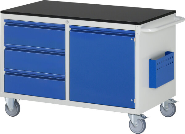 RAU Montagewagen LL3, B1145xT650xH795mm, 3xSchublade-TA, 1xTür, M-Top-20mm, 05-LL3.0.8I-M.11