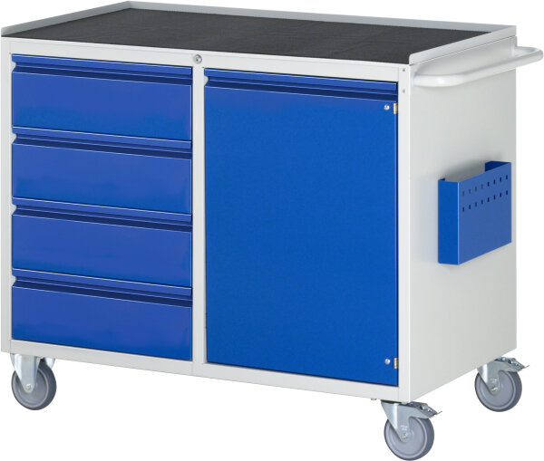 RAU Montagewagen LL5, B1145xT650xH795mm, 4xSchublade-TA, 1xTür, MT-Top-25mm, 05-LL5.1.12I-MT.11