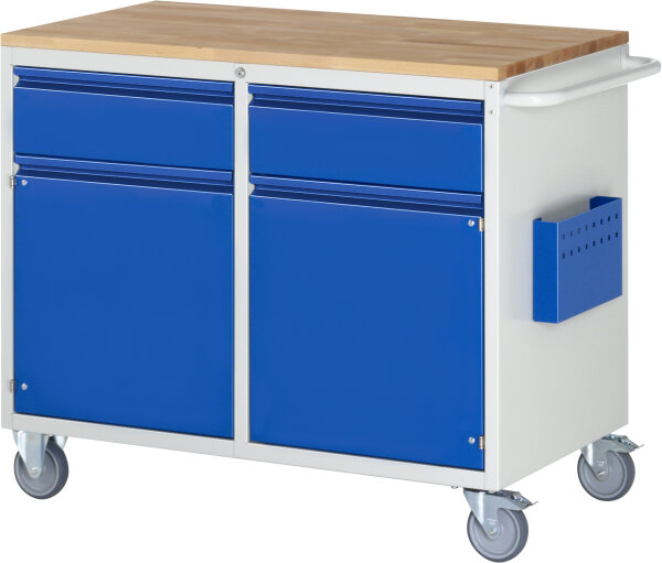 RAU Montagewagen LL5, B1145xT650xH795mm, 2xSchublade-TA, 2xTür, B-Top-25mm, 05-LL5.8.8I-B.11