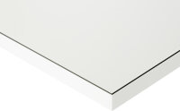 RAU EGB-Arbeitsplatte Melaminharzbelag, B1000xT500xS28...