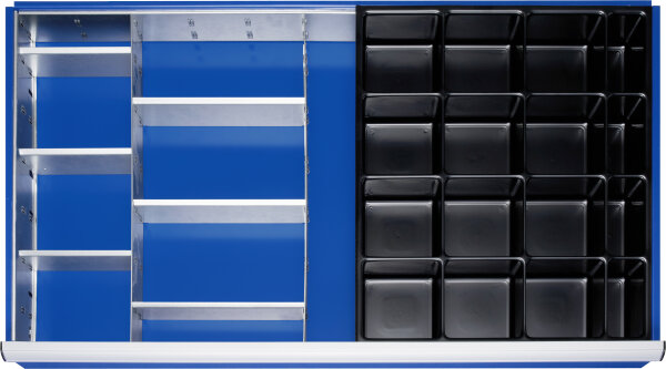 RAU Einteilungsset 86 für Schublade-Größe-XXL, für Fronthöhe 120-360mm, 09-200-86