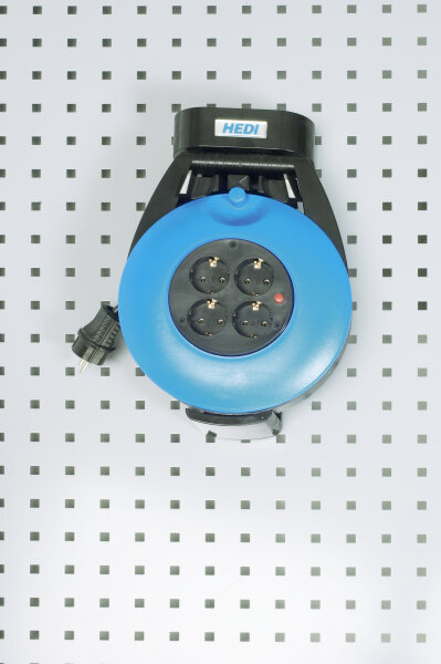 RAU Kabelbox für Lochplatte, 4Dosen,10mKabelmitStecker, 09-KT-LPH