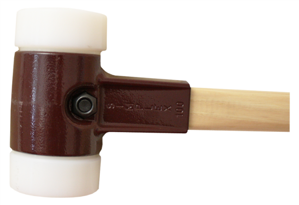 SIMPLEX-Vorschlaghammer mit Stahlgussgehäuse und Hickorystiel, Ø 100 / Stiel 1.000 mm, Superplastik