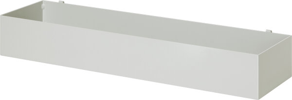 RAU Ablagekasten für Lochplatte, B450xT125xH65mm, RAL7035, 09-EW450.12