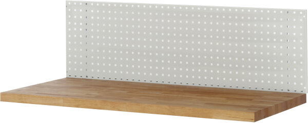 RAU Lochplatte zur Werkbankmontage, B2500(2x1250)xT15xH450 mm, 09-L2500DM.12