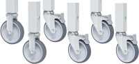 RAU Rollensatz mit Expander, 2 Bock- und 4 Lenkrollen mit...