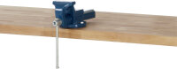 RAU Schraubstock, Backenbreite120mm, 09-SS120