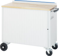 RAU Lochwandauszug für Werkzeugwagen mit Buche-Top, B1000xT110xH740mm, 09-LWB1000.11