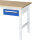 RAU Unterbau-Container mit 1 Schublade, B425xT600xH175mm, RAL7035/RAL5010, E-US-1-1A.11