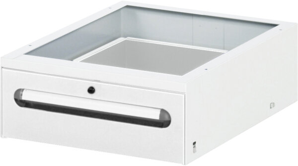 RAU Unterbau-Container mit 1 Schublade, B425xT600xH175mm, RAL7035/RAL7035, E-US-1-1A.12