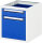 RAU Unterbau-Container mit 2 Schubladen, B480xT600xH545mm, RAL7035/RAL5010, E-US-3-2A.11