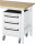 RAU Roll-Container mit 3 Schubladen, B480xT600xH690mm, RAL7035/RAL7035, E-US-3-3A-M.12