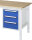 RAU Unterbau-Container mit 3 Schubladen, B480xT600xH545mm, RAL7035/RAL5010, E-US-3-3A.11