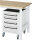 RAU Roll-Container mit 4 Schubladen, B480xT600xH690mm, RAL7035/RAL7035, E-US-3-4A-M.12