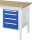 RAU Unterbau-Container mit 4 Schubladen, B480xT600xH545mm, RAL7035/RAL5010, E-US-3-4A.11