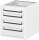 RAU Unterbau-Container mit 4 Schubladen, B480xT600xH545mm, RAL7035/RAL7035, E-US-3-4A.12