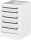 RAU Unterbau-Container mit 5 Schubladen, B480xT600xH755mm, RAL7035/RAL7035, E-US-4-5A-S.12
