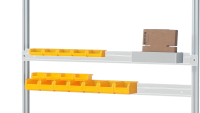 RAU Halteschiene Serie E, B1500xT25xH80mm, RAL7035,...