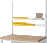 RAU Halteschiene Serie E, B1500xT25xH80mm, RAL7035,...