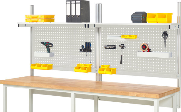 RAU System-Aufbau - Komplettset 01, für Produktbreite 2500 mm, RAL7035/RAL7035, EE-BW-KS-01-2500.12