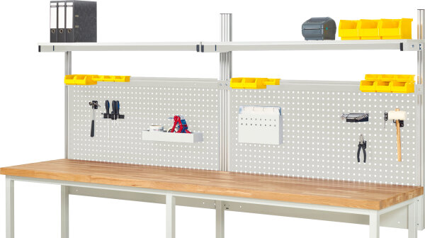 RAU System-Aufbau - Komplettset 01, für Produktbreite 3000 mm, RAL7035/RAL7035, EE-BW-KS-01-3000.12