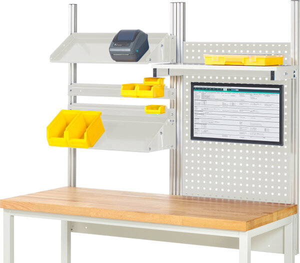 RAU System-Aufbau - Komplettset 05, für Produktbreite 1500 mm, RAL7035/RAL7035, EE-BW-KS-05-1500.12