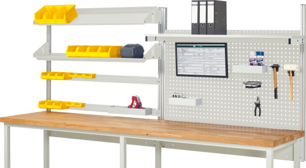 RAU System-Aufbau - Komplettset 05, für Produktbreite 3000 mm, RAL7035/RAL7035, EE-BW-KS-05-3000.12