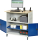 RAU Computer-Tisch 1022, B1100xT790xH1180mm, mobil, 07-1022F.11