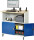 RAU Computer-Tisch 1022, B1100xT790xH1180mm, mobil, 07-1022F.11