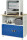 RAU Computer-Tisch 1022 mit Monitorgehäuse T550mm, B1100xT790xH1840mm, stationär, 07-1022M5S.11