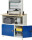 RAU Computer-Tisch 1023 mit Monitorgehäuse T300mm, B1100xT790xH1840mm, stationär, 07-1023M3S.11