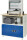 RAU Computer-Tisch 1023 mit Monitorgehäuse T300mm, B1100xT790xH1840mm, stationär, 07-1023M3S.11