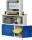 RAU Computer-Tisch 1023 mit Monitorgehäuse T550mm, B1100xT790xH1840mm, stationär, 07-1023M5S.11