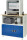 RAU Computer-Tisch 1023 mit Monitorgehäuse T550mm, B1100xT790xH1840mm, stationär, 07-1023M5S.11