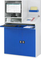 RAU Computer-Schrank 69 mit Monitorgehäuse T520mm, B1100xT520xH1770mm, stationär, 07-1100-M69-MG5.11