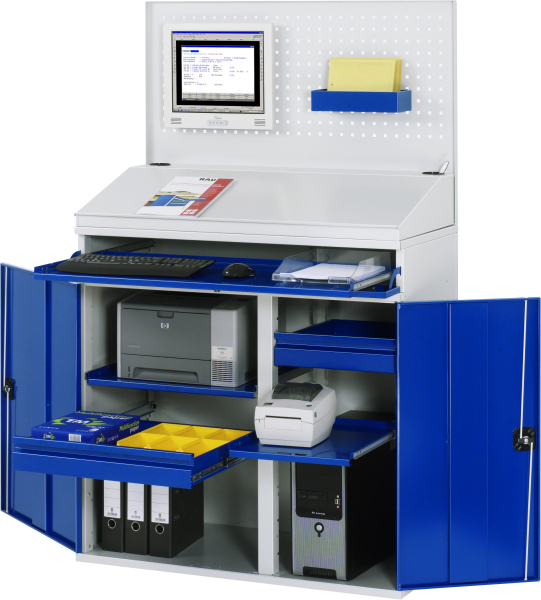 RAU Computer-Schrank 61T, B1100xT520xH1770mm, stationär, 07-1100T-M61.11