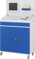 RAU Computer-Schrank 61T, B1100xT520xH1895mm, mobil,...